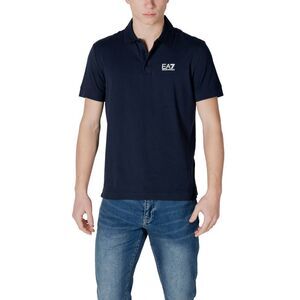 Ea7 Men blue Polo Shirts